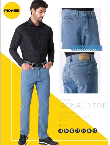 CLASSIC PANS PANTALON JEAN SOFT RECTO