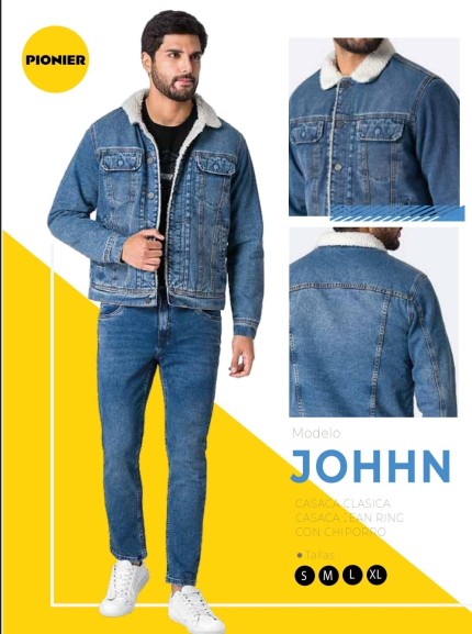 CASACA CLASICA CASACA JEAN RINC CON CHIPORRO